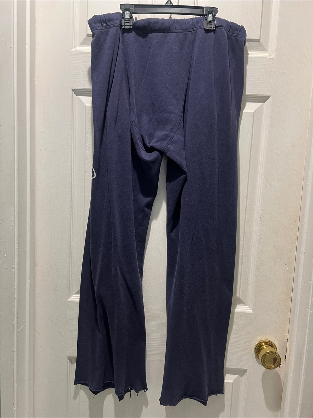 PINK Victoria's Secret Navy Sweatpants with Red & White Graphics - Picture 8 of 9